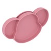 Baby Suction Plate Silicone Thick Edge Skid Resistance Cute Bear