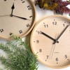KATOMOKU plywood clock Natural Sweep (Continuous Second Hand) km-34M Diameter