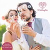 WeddingTree Bolle di Sapone per Matrimonio 24 Flaconcini con Manico