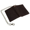 MARSHAL Men's Chain Biker Vintage Leather RFID Blocking European Style