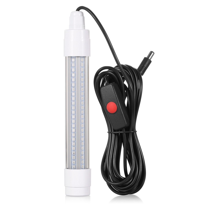144 LED Submersible Fishing Light Underwater Fish Finder Lamp Night