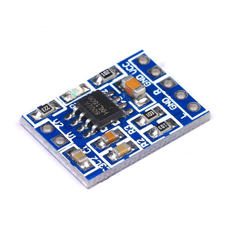 HiLetgo 5pcs HXJ8002 Mini Amplifier Board 3W Solo Channel Audio