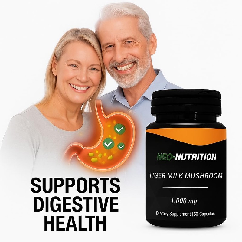 Tiger Milk Mushroom 1000mg Rhinocerus Sclerotium Cognition, Histamine, Respiratory Lung