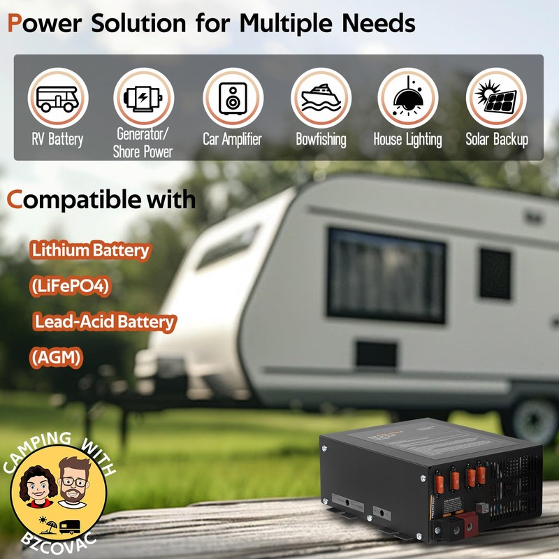 PM4-100LK RV Power Converter - 100 Amp AC to DC