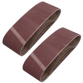 75mm x 533mm 120 Grit Fine Abrasive Sanding Belt Sander Discs Sheets 10 Pack