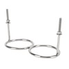 316 Stainless Steel Double Ring Cup Holder with Mounting Nut