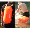 willceal 28L Swim Buoy Dry Bag, Inflatable Tow Float and