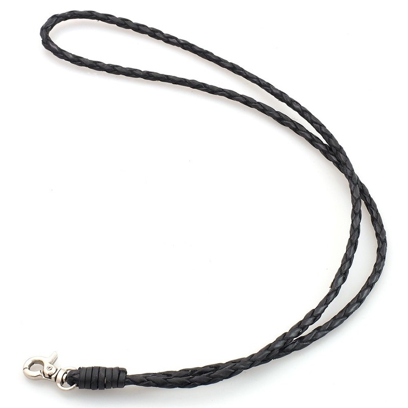 Days Art Neck Strap, Genuine Leather, Braided Saddle Leather, Leather