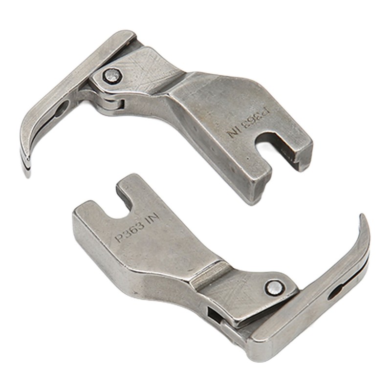 2pcs Flat Bed Sewing Machine Zipper Foot Professional Rust Prevention