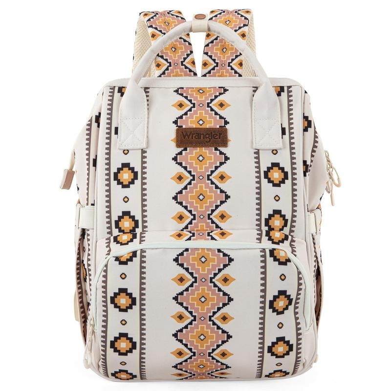 Wrangler Aztec Backpack for Women Casual Daypack Travel Bags with