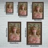 20x30 Wood Grain Gold Border Frame with Home is My