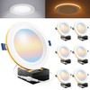 Sunco 6 Pack 6 Inch LED Recessed Light with Night