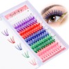 Amabro Coloured Eyelash Extensions, 120 Pieces, 14 mm, 16 mm,