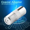 Adaptador 5Pcs F Hembra A PAL Macho, Conector Coaxial RF