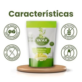 Citrato de Potasio 500 grs Ya'ax Vida 100% Puro