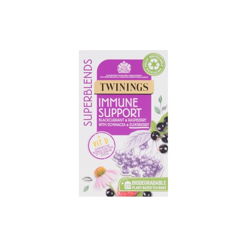 Twinings Superblends Immune Support, 20 Tea Bags