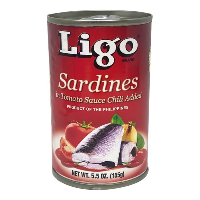 Sardines in Tomato Sauce with Chili Added (Spicy) - 5.5oz