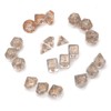DollaTek Glitter Dot Polyhedral Dice Set Table Games Dice 3
