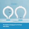 Neck Cooling Tube(with Cooler Bag)，hot Weather Reusable Long-Lasting Cooling Relief