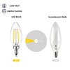 SHUWDKAR 12V Candelabra LED Light Bulb Low Voltage 25 watt