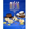 Hanukkah Dreidels - Natural Wooden Dreidel - 4 Pack Medium