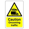 Safety First Display LTD Beware moving traffic sign- 3mm Aluminum