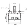 Capillary Thermostat TS-120SR 32-248F, 20A / 250V
