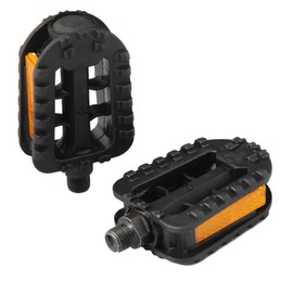 Ammaco Coyote 1/2" Black Kids Junior Childs Boys Girls Replacement Bike Cycle Small size Pedals