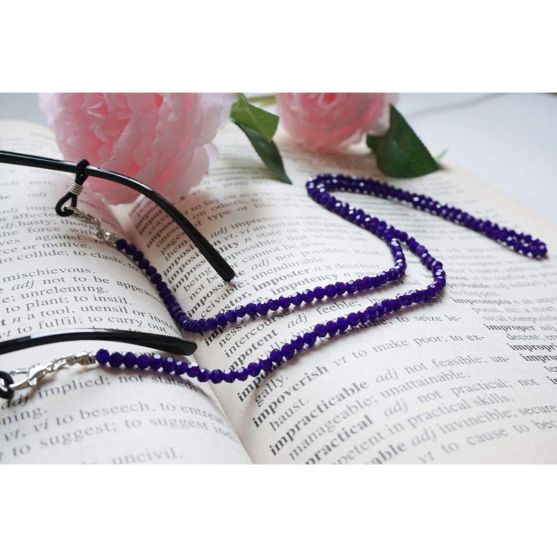 Purida Beaded Eyeglasses Chain for Women, Sunglasses Chain, Reading Glasses