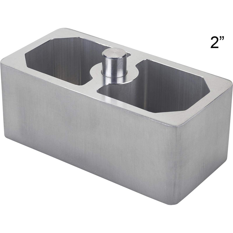 2 Inch Aluminum Leaf Spring Lowering Block - Universal, Versatile
