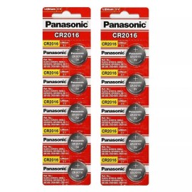 Panasonic LOT 2-5-10NEW Panasonic 3V LITHIUM BATTERY CR2016 2016 BR2016 DL2016 Button Cell - 5 pieces