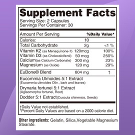 FiRx Calcium Supplements with Magnesium & 2000IU Vitamin D3 K2 4800IU, Bone Health & Strength & Density, Plant Based Multivitamin, VIT Mini Tablets, 30 Servings