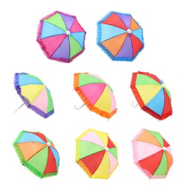 FantasyBear Colorful Random UV Protection Phone Umbrella with Piggy Silicone Phone Stand for Sun