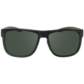 LEOTTI Carl Zeiss Polarized Smoke Sunglasses with Rubber Frame Matte Black