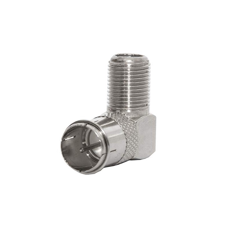 PremiumX F-Quick Connector 90° Angled Connector 7.5 mm for SAT