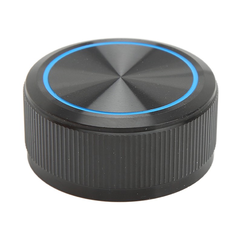 Guitar Knob Aluminum Black Plate Blue Line Professional 1/4in Axes