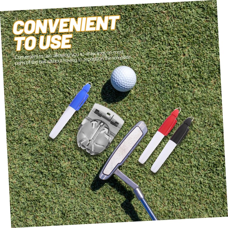 Mipcase Golf Training Tool Golf Ball Markers Marking Pen Outdoor