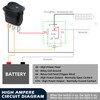 Waterproof Round Rocker Switch, Waterproof Toggle Switch, 8 Pack Toggle