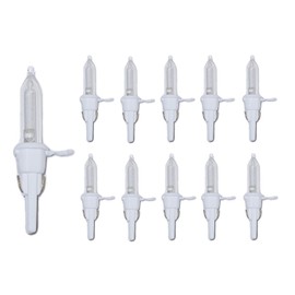JL Missouri Parts & Misc. 10 Clear White L1 Base, LED Mini Christmas Tree Lights, Replacement Bulbs 3.4 V Volt .068 W Watt
