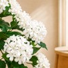 2 Pack 3FT Artificial Hydrangea Trees Faux Plants in Pot