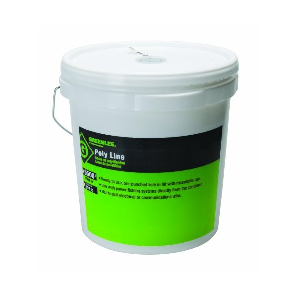 Greenlee Textron 37959 Poly Tracer Fish Line, 2200-Feet, Red