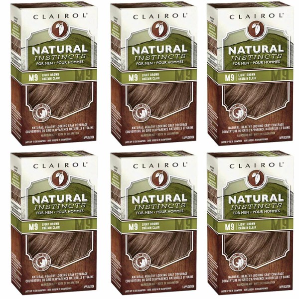 Clairol 6-New Clairol Natural Instincts Semi-Permanent Hair Dye Kit for
