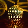 Hann LED Solar Globe String Lights, 12ft 10 LEDs Moroccan