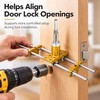 Wooden Door Lock Mortising Jig for Installation – Adjustable Hole