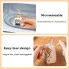 100-Pack Onigiri Wrappers with Stickers - Food Grade Plastic Musubi