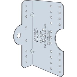 Simpson Strong-Tie SSC6.25-R30 SSC 6-1/4 in. 14-Gauge Galvanized Steel-Stud Clip (30-Qty)