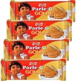 Parle-G Gold Premium Biscuit, 125g/4.41oz (4 PACK)