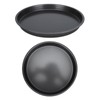 2Pcs Non Stick Pizza Pan Deep Thickened Carbon Steel Baking