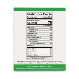 Nutmeg State Nutrition - High Protein Instant Soup Mix, Keto Friendly, 15g Protein, 70 Calories, 1g Sugar, 7 Packets Per Box (1 Box, Chicken Flavor)