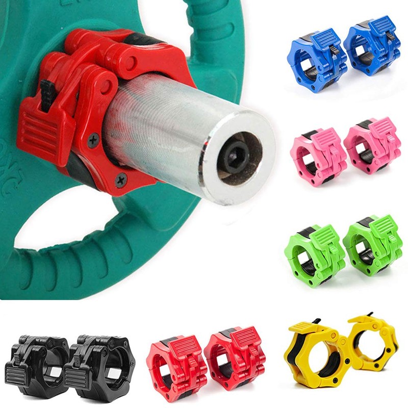 HemeraPhit 2" Barbell Weight Lifting Clips Pair (Pink)